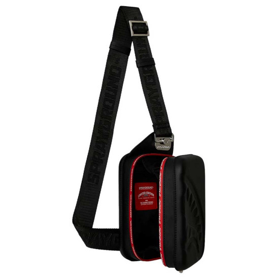 Sprayground Τσαντάκι ώμου Printed Zip Shark Empossed Sling